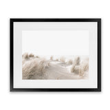 Shop Beach Sand Dunes II Photo Art Print-Boho, Coastal, Landscape, Neutrals, Photography, View All, White-framed poster wall decor artwork