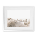 Shop Beach Sand Dunes II Photo Art Print-Boho, Coastal, Landscape, Neutrals, Photography, View All, White-framed poster wall decor artwork