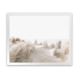 Shop Beach Sand Dunes II Photo Art Print-Boho, Coastal, Landscape, Neutrals, Photography, View All, White-framed poster wall decor artwork