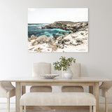 Shop Lagoon Bay Photo Canvas Art Print-Blue, Boho, Brown, Coastal, Green, Landscape, Photography, Photography Canvas Prints, View All-framed wall decor artwork