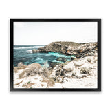 Shop Lagoon Bay Photo Art Print-Blue, Boho, Brown, Coastal, Green, Landscape, Photography, View All-framed poster wall decor artwork
