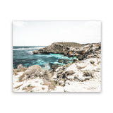 Shop Lagoon Bay Photo Art Print-Blue, Boho, Brown, Coastal, Green, Landscape, Photography, View All-framed poster wall decor artwork