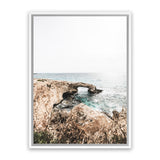 Shop Island Arch Photo Canvas Art Print-Brown, Coastal, Photography, Photography Canvas Prints, Portrait, View All-framed wall decor artwork