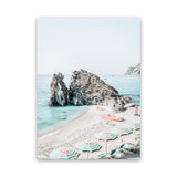 Shop Italian Summer Photo Canvas Art Print-Amalfi Coast Italy, Blue, Coastal, Green, Photography, Photography Canvas Prints, Portrait, View All-framed wall decor artwork