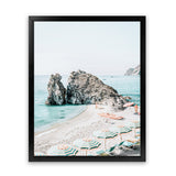 Shop Italian Summer Photo Art Print-Amalfi Coast Italy, Blue, Coastal, Green, Photography, Portrait, View All-framed poster wall decor artwork