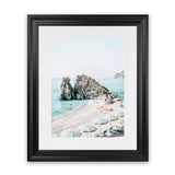 Shop Italian Summer Photo Art Print-Amalfi Coast Italy, Blue, Coastal, Green, Photography, Portrait, View All-framed poster wall decor artwork