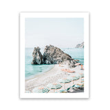 Shop Italian Summer Photo Art Print-Amalfi Coast Italy, Blue, Coastal, Green, Photography, Portrait, View All-framed poster wall decor artwork