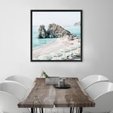 Shop Italian Summer (Square) Photo Canvas Art Print-Amalfi Coast Italy, Blue, Coastal, Green, Photography, Photography Canvas Prints, Square, View All-framed wall decor artwork