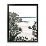 Shop Little Cove Photo Art Print-Botanicals, Coastal, Green, Photography, Portrait, Rectangle, View All-framed poster wall decor artwork