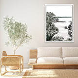 Shop Little Cove Photo Canvas Art Print-Botanicals, Coastal, Green, Photography, Photography Canvas Prints, Portrait, Rectangle, View All-framed wall decor artwork