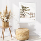 Shop Island Hut Photo Art Print-Boho, Coastal, Green, Neutrals, Photography, Portrait, Tropical, View All, White-framed poster wall decor artwork