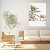 Shop Island Hut Photo Canvas Art Print-Boho, Coastal, Green, Neutrals, Photography, Photography Canvas Prints, Portrait, Tropical, View All, White-framed wall decor artwork