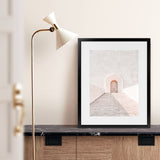 Shop Pastel Doorway Photo Art Print-Boho, Moroccan Days, Neutrals, Photography, Pink, Portrait, View All-framed poster wall decor artwork
