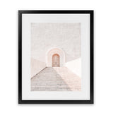 Shop Pastel Doorway Photo Art Print-Boho, Moroccan Days, Neutrals, Photography, Pink, Portrait, View All-framed poster wall decor artwork