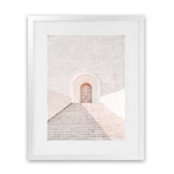 Shop Pastel Doorway Photo Art Print-Boho, Moroccan Days, Neutrals, Photography, Pink, Portrait, View All-framed poster wall decor artwork