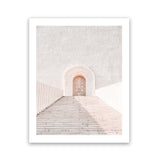 Shop Pastel Doorway Photo Art Print-Boho, Moroccan Days, Neutrals, Photography, Pink, Portrait, View All-framed poster wall decor artwork
