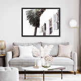 Shop Coastal Casa Photo Canvas Art Print-Amalfi Coast Italy, Black, Boho, Coastal, Landscape, Photography, Photography Canvas Prints, Tropical, View All, White-framed wall decor artwork