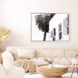 Shop Coastal Casa Photo Canvas Art Print-Amalfi Coast Italy, Black, Boho, Coastal, Landscape, Photography, Photography Canvas Prints, Tropical, View All, White-framed wall decor artwork