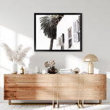 Shop Coastal Casa Photo Art Print-Amalfi Coast Italy, Black, Boho, Coastal, Landscape, Photography, Tropical, View All, White-framed poster wall decor artwork