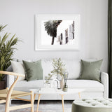 Shop Coastal Casa Photo Art Print-Amalfi Coast Italy, Black, Boho, Coastal, Landscape, Photography, Tropical, View All, White-framed poster wall decor artwork