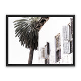 Shop Coastal Casa Photo Canvas Art Print-Amalfi Coast Italy, Black, Boho, Coastal, Landscape, Photography, Photography Canvas Prints, Tropical, View All, White-framed wall decor artwork