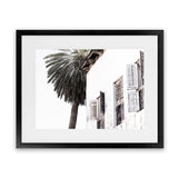 Shop Coastal Casa Photo Art Print-Amalfi Coast Italy, Black, Boho, Coastal, Landscape, Photography, Tropical, View All, White-framed poster wall decor artwork