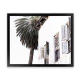 Shop Coastal Casa Photo Art Print-Amalfi Coast Italy, Black, Boho, Coastal, Landscape, Photography, Tropical, View All, White-framed poster wall decor artwork