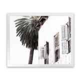 Shop Coastal Casa Photo Art Print-Amalfi Coast Italy, Black, Boho, Coastal, Landscape, Photography, Tropical, View All, White-framed poster wall decor artwork