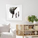 Shop Coastal Casa (Square) Photo Art Print-Amalfi Coast Italy, Black, Boho, Coastal, Photography, Square, Tropical, View All, White-framed poster wall decor artwork