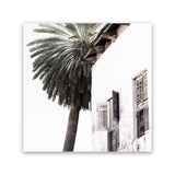 Shop Coastal Casa (Square) Photo Canvas Art Print-Amalfi Coast Italy, Black, Boho, Coastal, Photography, Photography Canvas Prints, Square, Tropical, View All, White-framed wall decor artwork