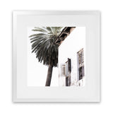 Shop Coastal Casa (Square) Photo Art Print-Amalfi Coast Italy, Black, Boho, Coastal, Photography, Square, Tropical, View All, White-framed poster wall decor artwork