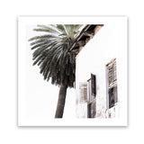 Shop Coastal Casa (Square) Photo Art Print-Amalfi Coast Italy, Black, Boho, Coastal, Photography, Square, Tropical, View All, White-framed poster wall decor artwork