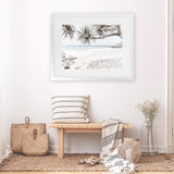 Shop Sunshine Coast Photo Art Print-Boho, Coastal, Green, Landscape, Photography, Tropical, View All, White-framed poster wall decor artwork