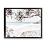 Shop Sunshine Coast Photo Art Print-Boho, Coastal, Green, Landscape, Photography, Tropical, View All, White-framed poster wall decor artwork