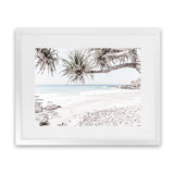Shop Sunshine Coast Photo Art Print-Boho, Coastal, Green, Landscape, Photography, Tropical, View All, White-framed poster wall decor artwork