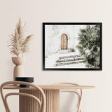 Shop Arched Doorway Photo Art Print-Boho, Botanicals, Coastal, Green, Landscape, Moroccan Days, Neutrals, Photography, Tropical, View All-framed poster wall decor artwork