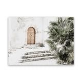 Shop Arched Doorway Photo Canvas Art Print-Boho, Botanicals, Coastal, Green, Landscape, Moroccan Days, Neutrals, Photography Canvas Prints, Tropical, View All-framed wall decor artwork