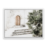 Shop Arched Doorway Photo Canvas Art Print-Boho, Botanicals, Coastal, Green, Landscape, Moroccan Days, Neutrals, Photography Canvas Prints, Tropical, View All-framed wall decor artwork