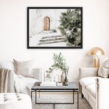 Shop Arched Doorway Photo Canvas Art Print-Boho, Botanicals, Coastal, Green, Landscape, Moroccan Days, Neutrals, Photography Canvas Prints, Tropical, View All-framed wall decor artwork