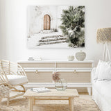 Shop Arched Doorway Photo Canvas Art Print-Boho, Botanicals, Coastal, Green, Landscape, Moroccan Days, Neutrals, Photography Canvas Prints, Tropical, View All-framed wall decor artwork