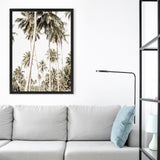 Shop Coconut Palm Plantation Photo Canvas Art Print-Boho, Botanicals, Coastal, Green, Photography, Photography Canvas Prints, Portrait, Tropical, View All-framed wall decor artwork