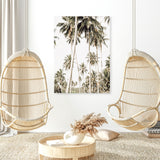 Shop Coconut Palm Plantation Photo Canvas Art Print-Boho, Botanicals, Coastal, Green, Photography, Photography Canvas Prints, Portrait, Tropical, View All-framed wall decor artwork