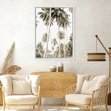 Shop Coconut Palm Plantation Photo Canvas Art Print-Boho, Botanicals, Coastal, Green, Photography, Photography Canvas Prints, Portrait, Tropical, View All-framed wall decor artwork