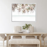 Shop Island Summer Photo Canvas Art Print-Boho, Botanicals, Coastal, Green, Landscape, Photography, Photography Canvas Prints, View All, White-framed wall decor artwork