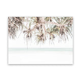 Shop Island Summer Photo Canvas Art Print-Boho, Botanicals, Coastal, Green, Landscape, Photography, Photography Canvas Prints, View All, White-framed wall decor artwork