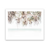 Shop Island Summer Photo Art Print-Boho, Botanicals, Coastal, Green, Landscape, Photography, View All, White-framed poster wall decor artwork