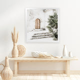 Shop Arched Doorway (Square) Photo Art Print-Boho, Green, Moroccan Days, Neutrals, Square, Tropical, View All-framed poster wall decor artwork
