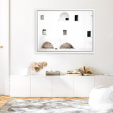 Shop Old Italian Facade Photo Canvas Art Print-Boho, Landscape, Moroccan Days, Photography, Photography Canvas Prints, View All, White-framed wall decor artwork