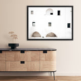 Shop Old Italian Facade Photo Canvas Art Print-Boho, Landscape, Moroccan Days, Photography, Photography Canvas Prints, View All, White-framed wall decor artwork