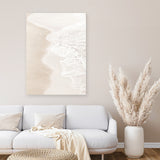 Shop Pastel Shoreline Photo Canvas Art Print-Coastal, Neutrals, Photography, Photography Canvas Prints, Portrait, View All-framed wall decor artwork